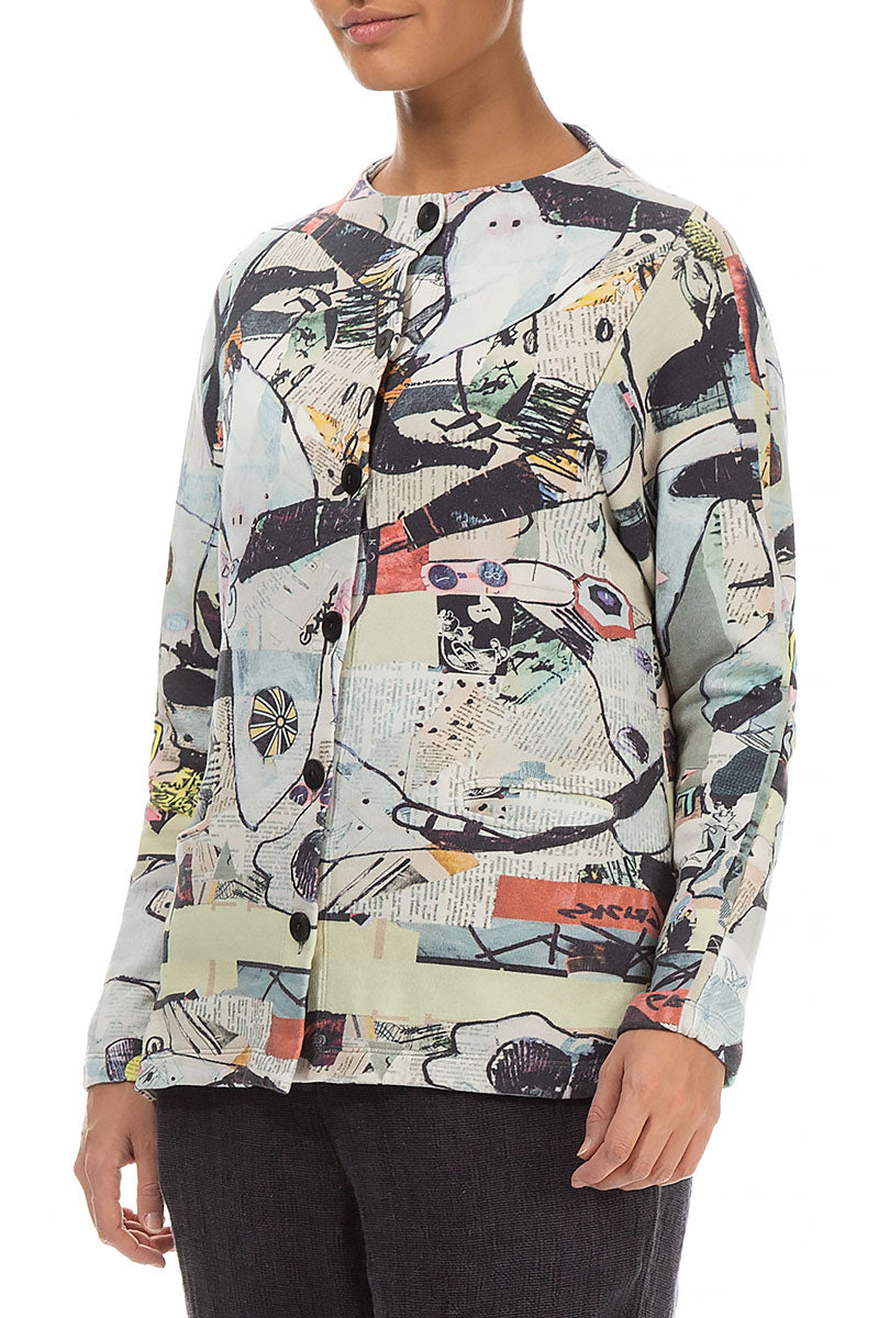 Side Pockets Artful Elements Cotton Jacket 3