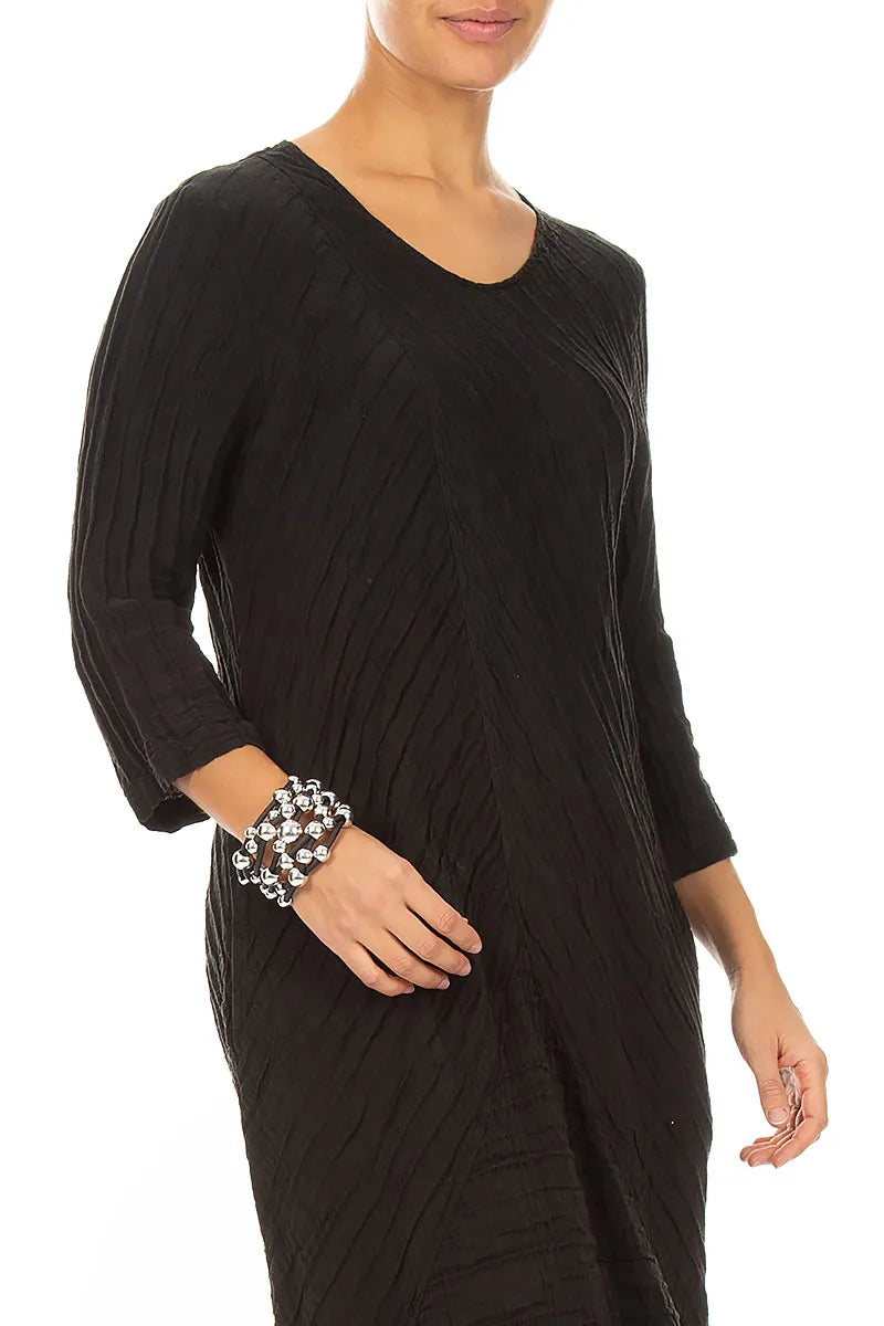 Silver Orbits Rubber Bracelet 1