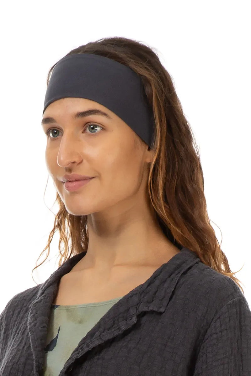 Slate Blue Cotton Headband 3