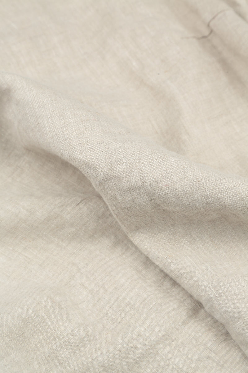 Sleeveless Sculpted Natural Linen Dress 5