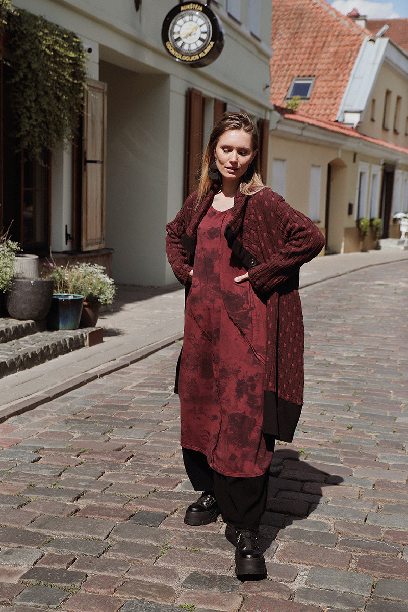 Straight Leg Black Cotton Jersey Trousers 7