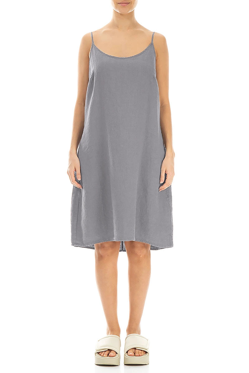 light grey slip dress Florence Slip Dress