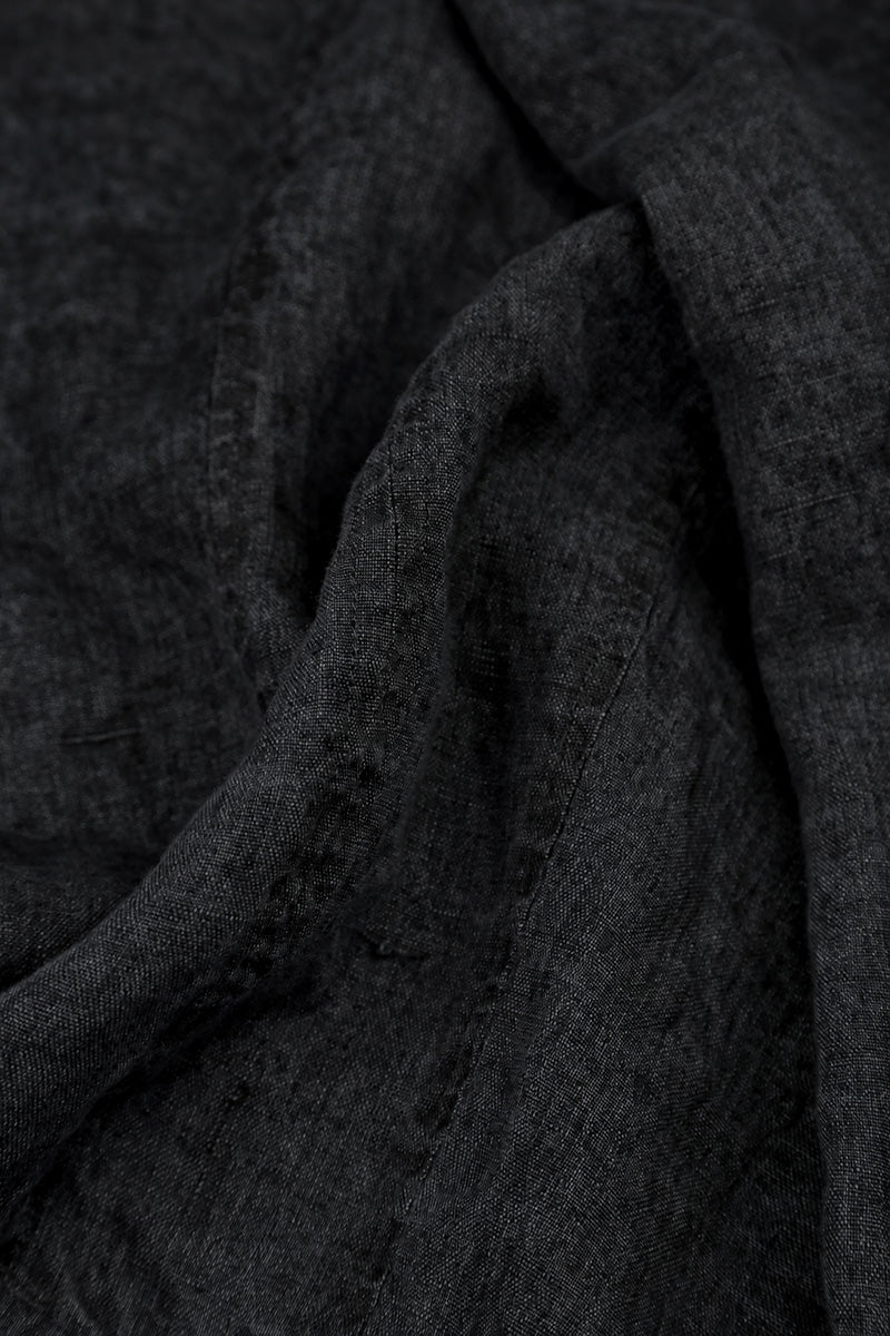Sweetheart Neck Black Linen Top 5