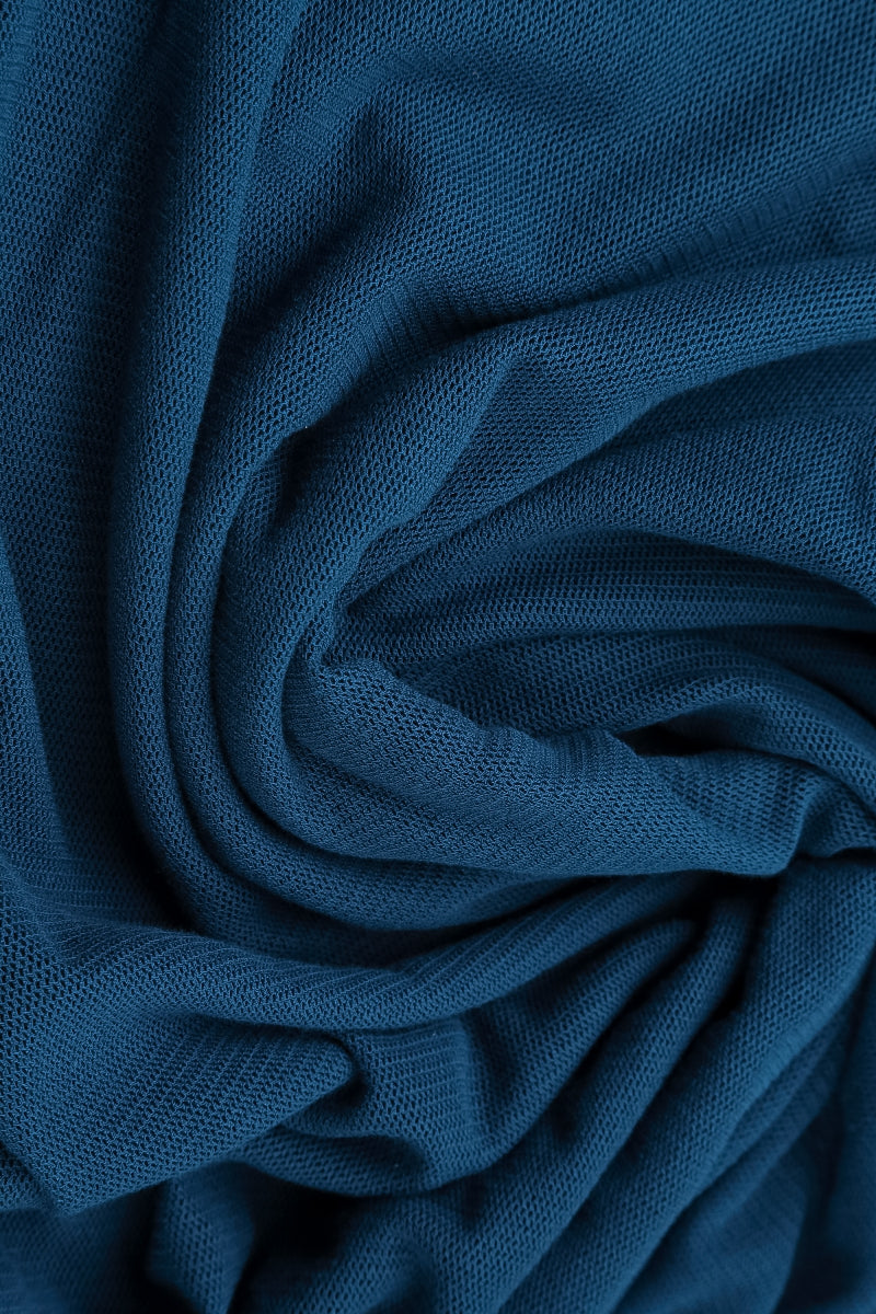 Balloon Royal Blue Cotton Dress 5