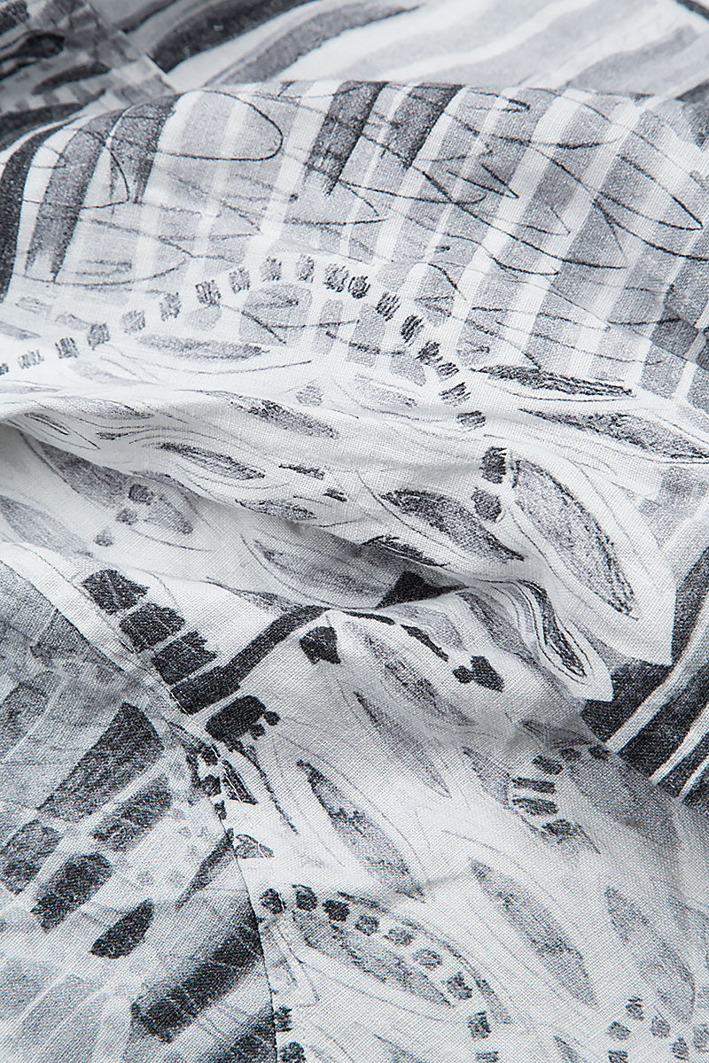 Taper Cropped Wide White Serenity Linen Trousers 4