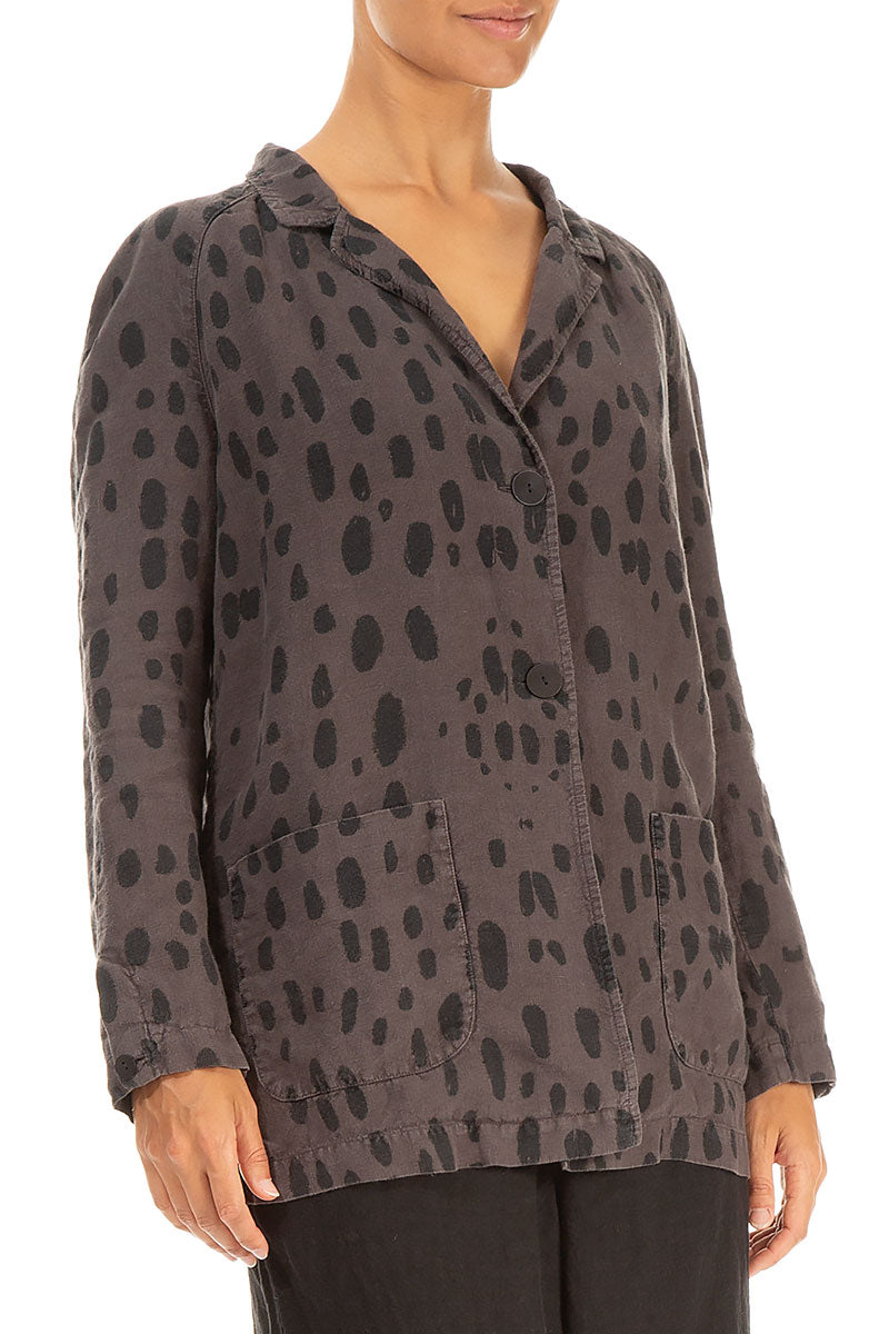 Truffle Drops Linen Jacket 3