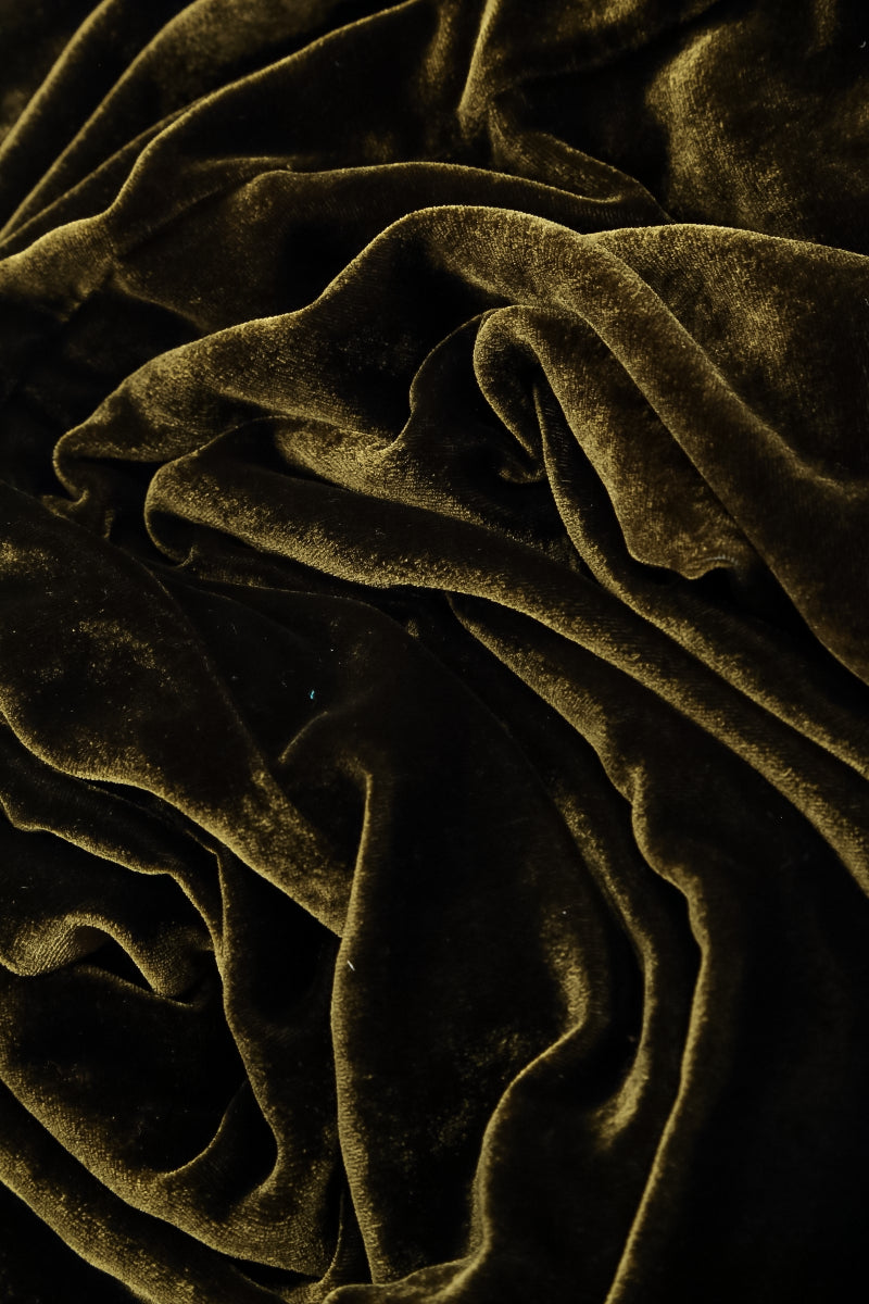 Collar Forest Mist Silk Velvet Jacket 5