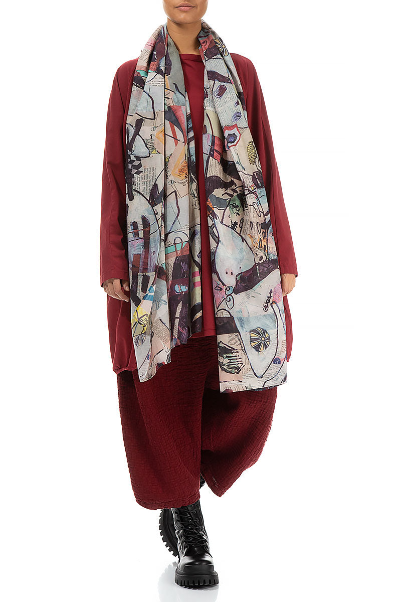 Artful Elements Silk Cotton Scarf 2