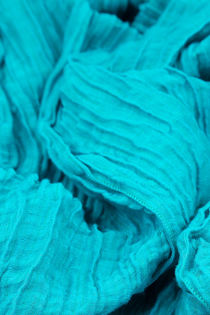 Dropped Edge Ocean Crinkled Tunic 5