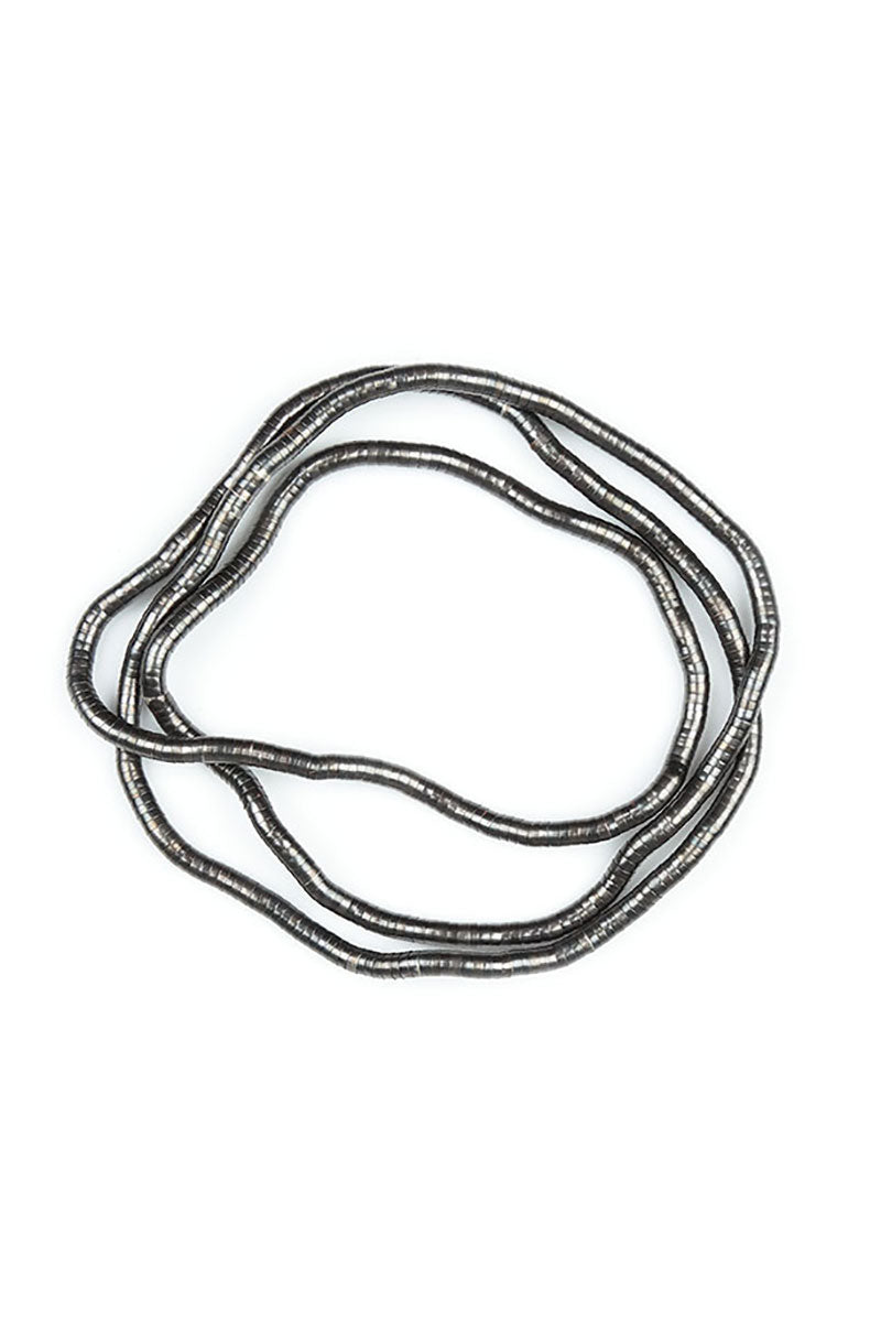 Flexible Aged Metal Necklace - Bracelet