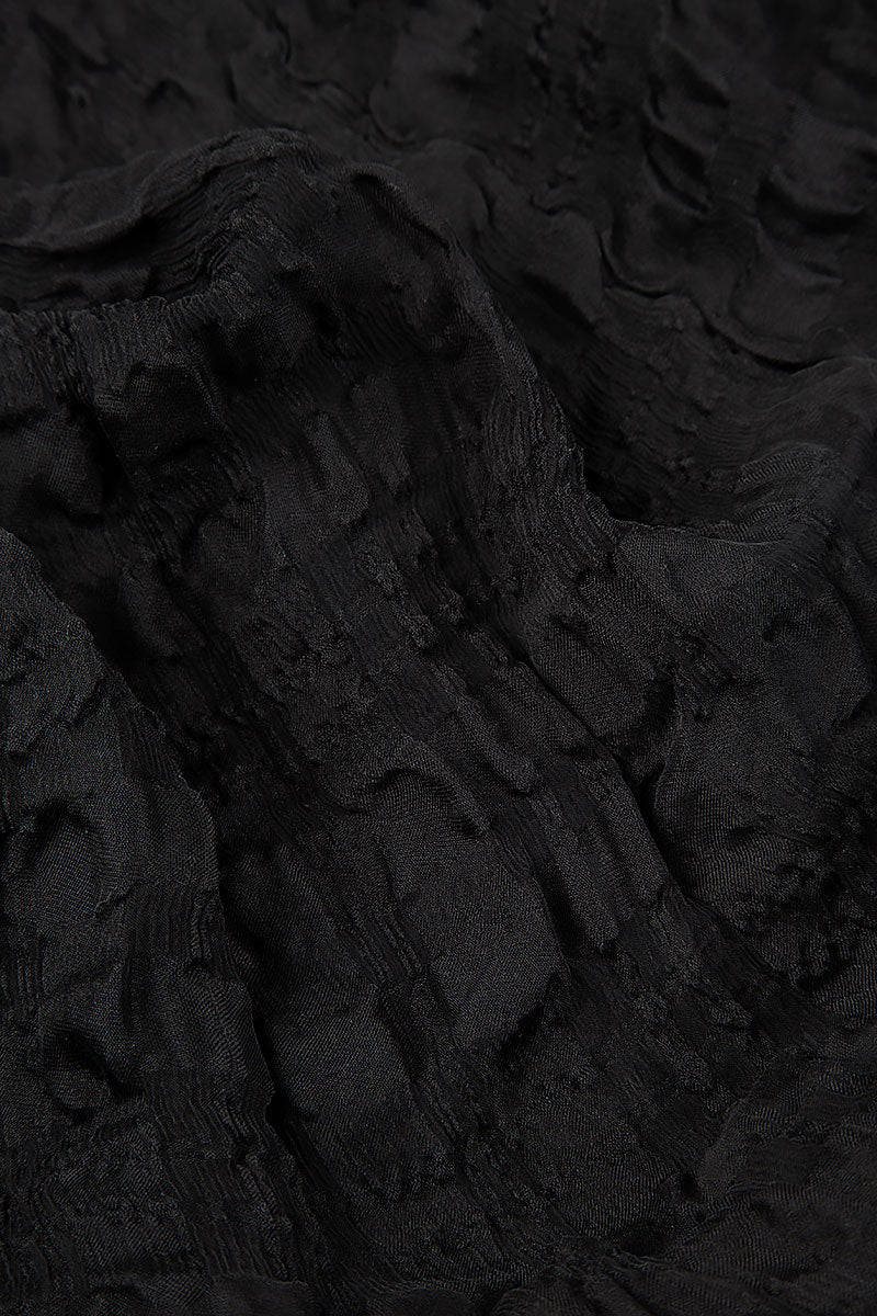 Flowy Black Light Silk Jacket 5