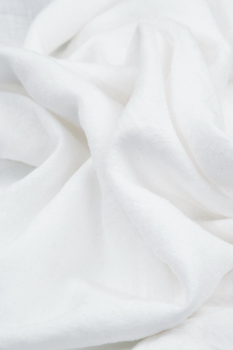 Loose White Linen Trousers 4