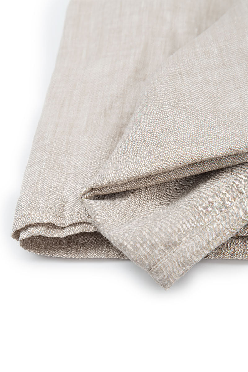 Large Natural Pure Linen Blanket