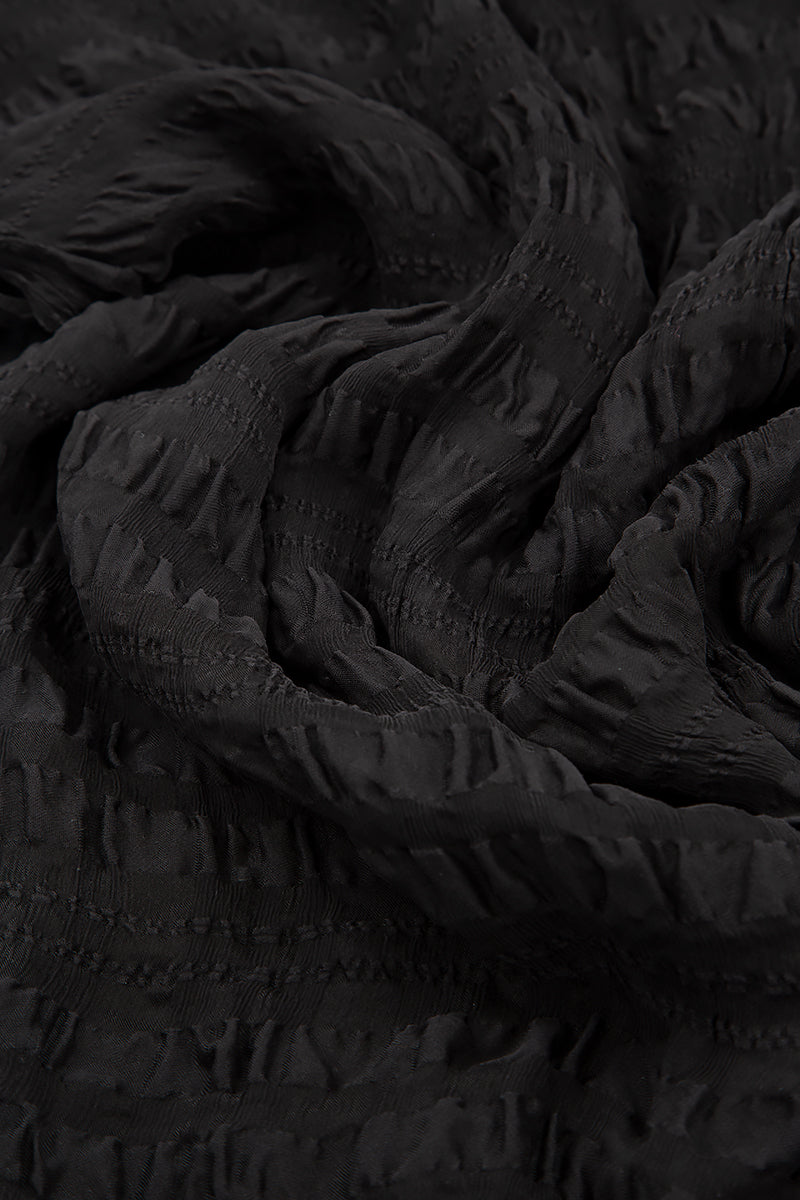 Layered Black Silk Tunic 5