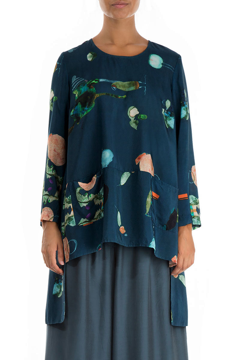Longer Back Fairy-Tale Silk Bamboo Tunic 1