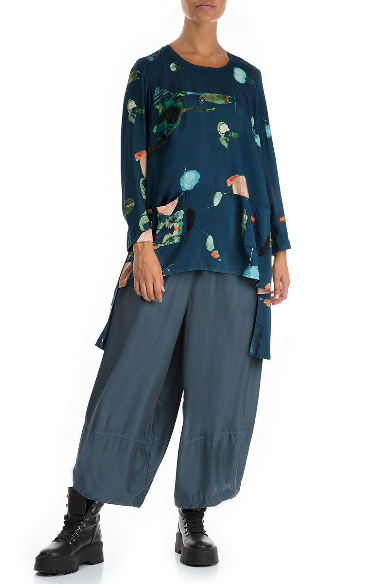 Longer Back Fairy-Tale Silk Bamboo Tunic 4