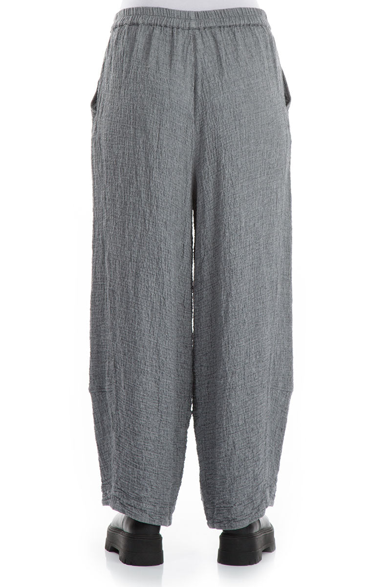 Loose Taper Grey Wool Trousers 2
