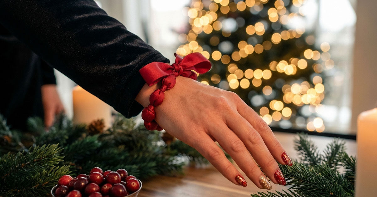 A Special Gift from Us: Silk Bead Bracelet