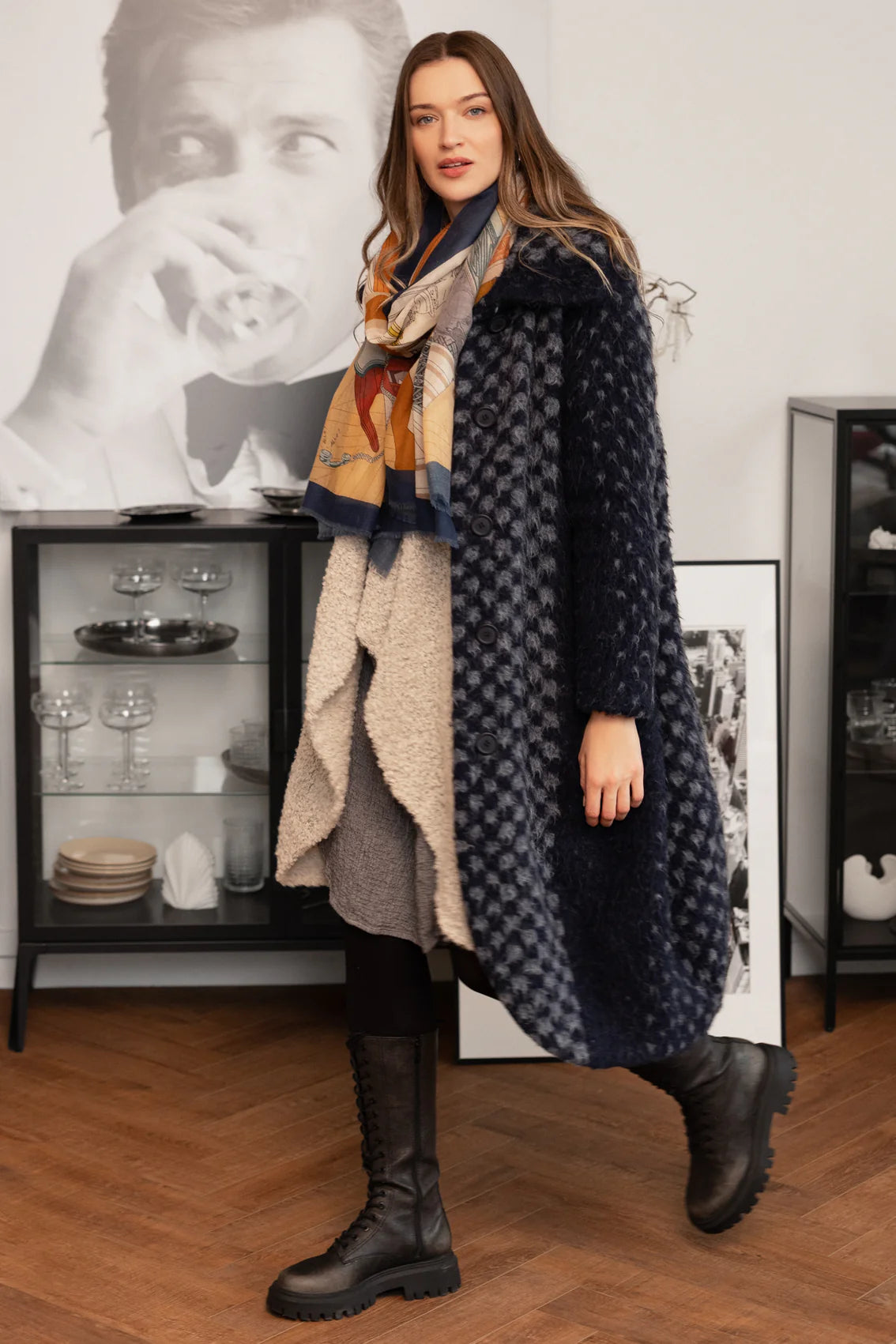 Comfortable fit sustainable coats