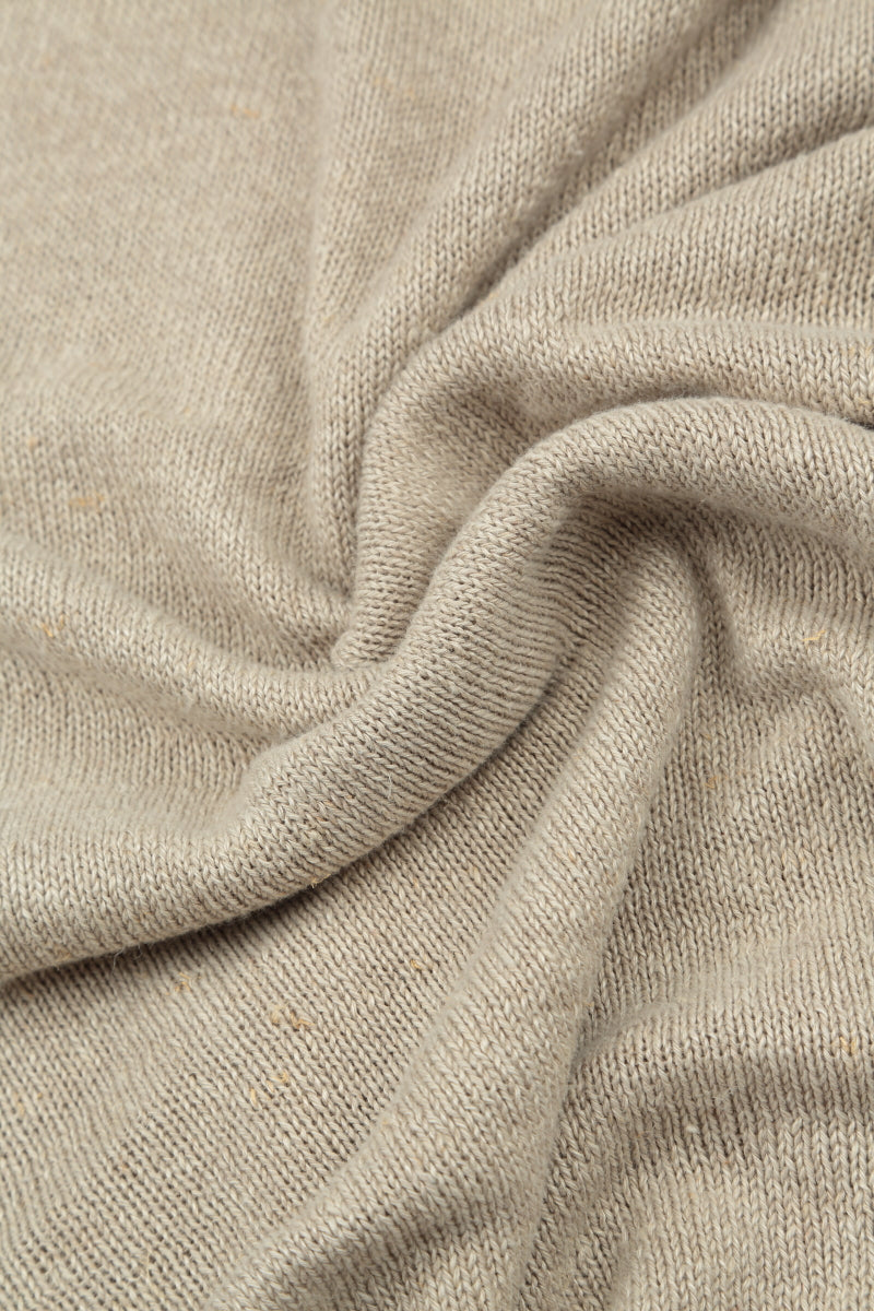 A-Line Two Pockets Natural Linen Jumper 5