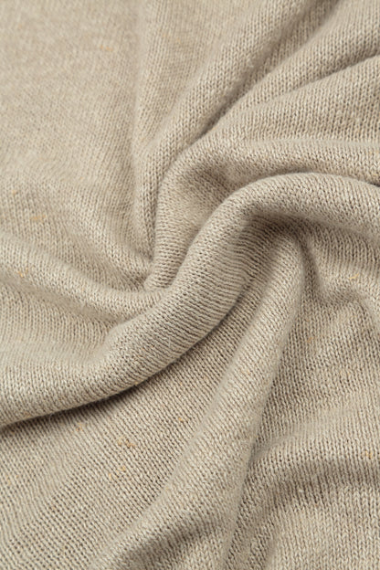 A-Line Two Pockets Natural Linen Jumper 5