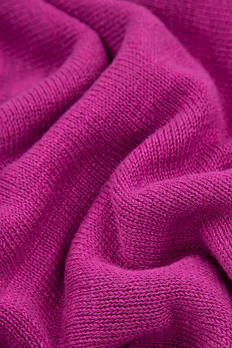 A-Line Two Pockets Orchid Linen Jumper 5