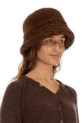 Aged Copper Teddy Cotton Bucket Hat 3