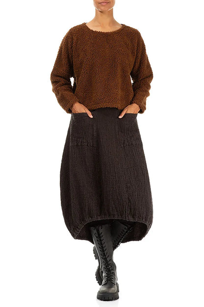 Aged Copper Teddy Cotton Jumper 4