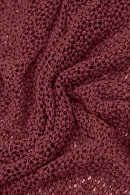 Antique Ruby Broderie Cotton Skirt 5