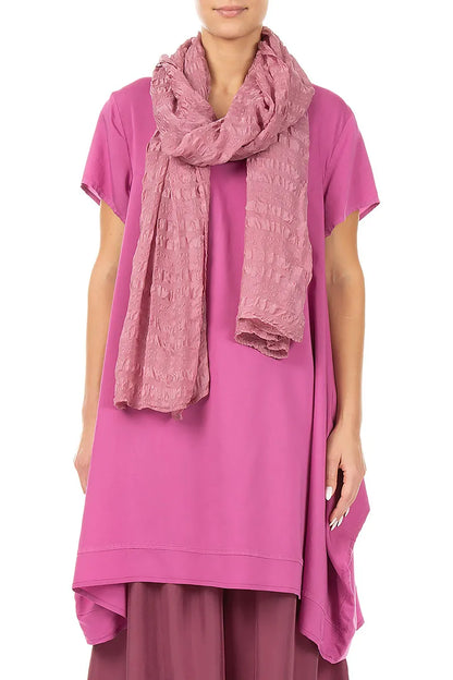 Antique Ruby Light Silk Scarf 3