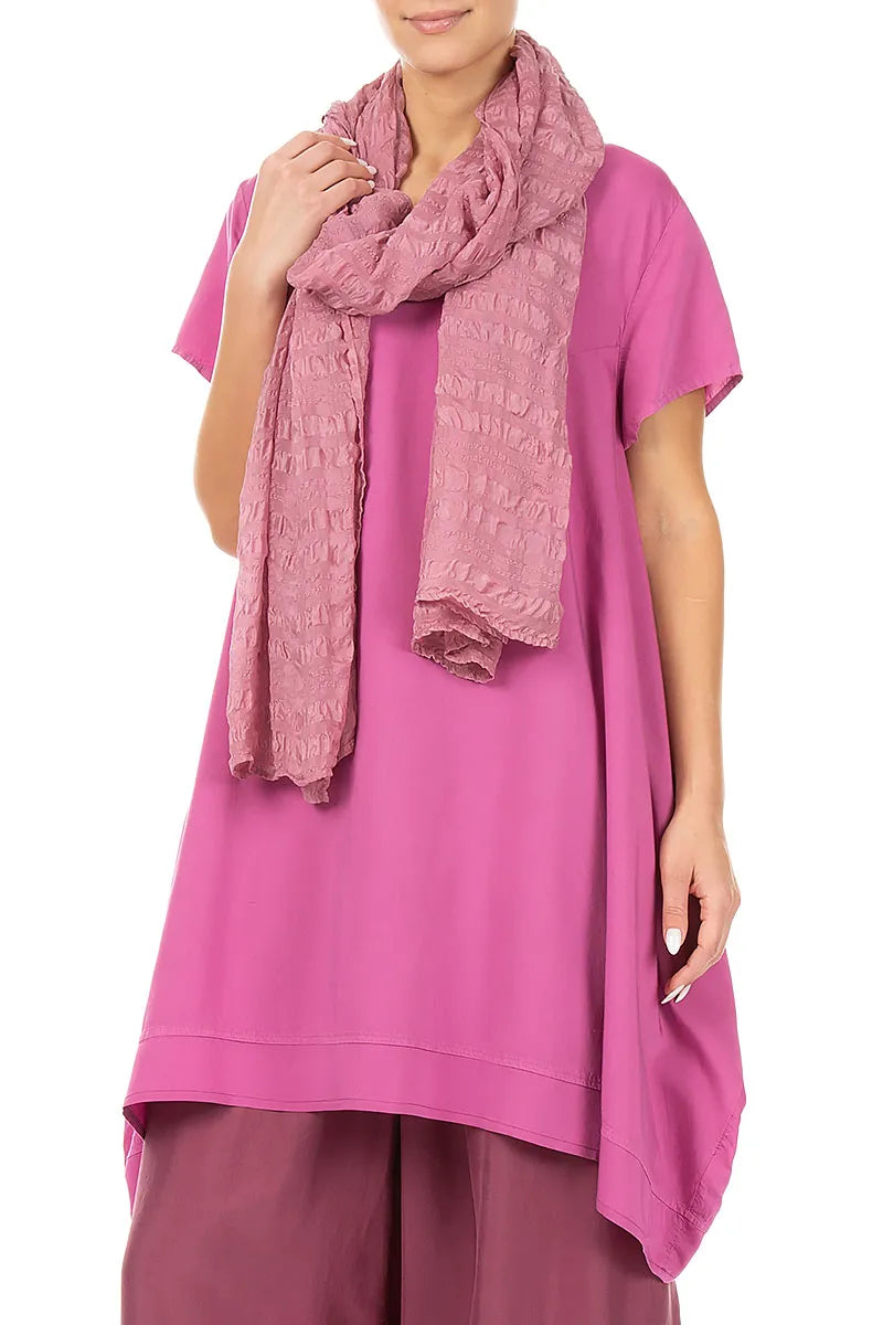 Antique Ruby Light Silk Scarf 4