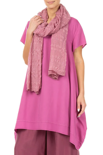 Antique Ruby Light Silk Scarf 4