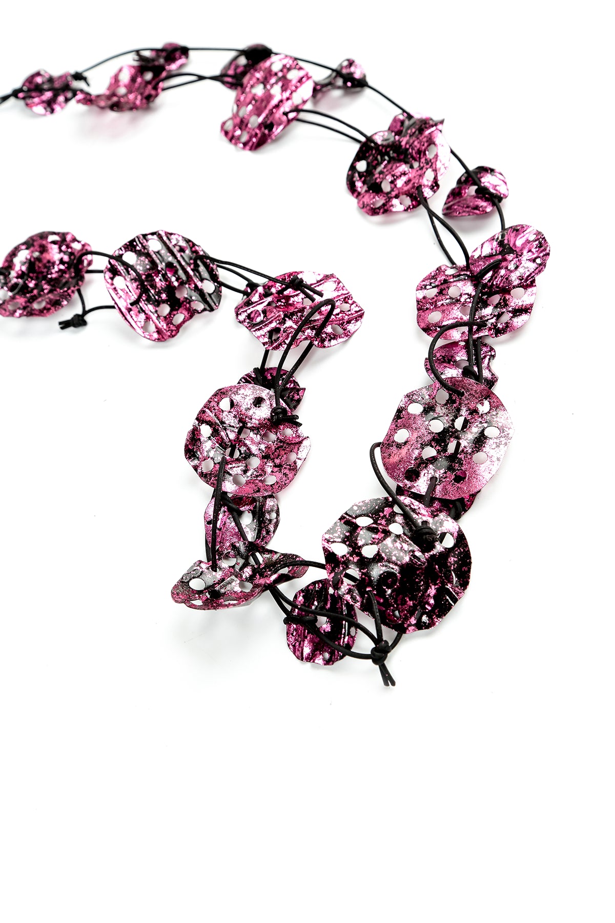 Aqua Lotus Root Necklace