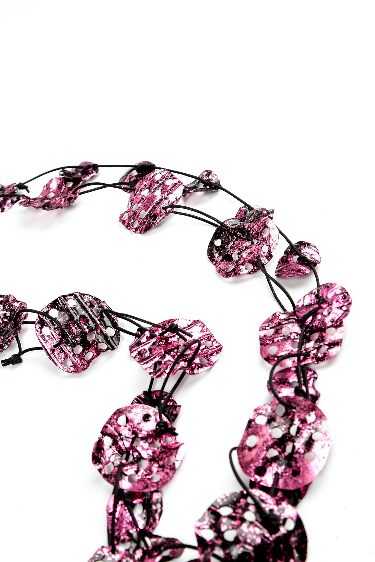 Aqua Lotus Root Necklace