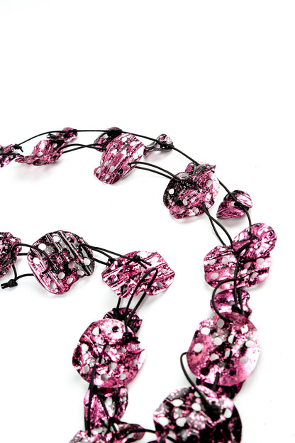 Aqua Lotus Root Necklace