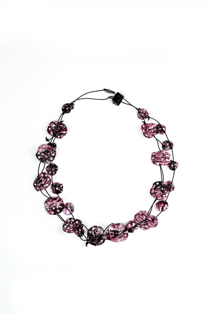 Aqua Lotus Root Necklace