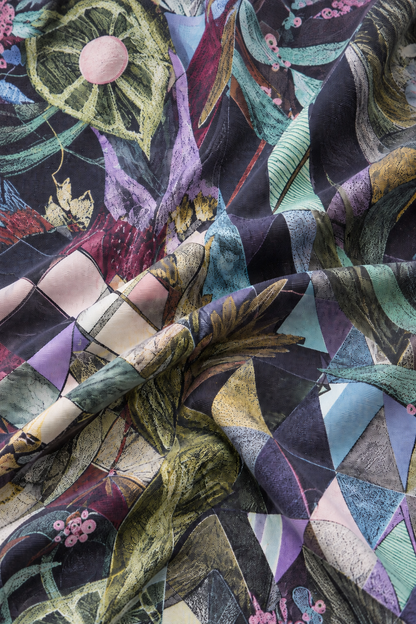Art Mosaic Cotton Leggings
