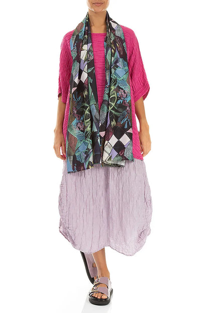Art Mosaic Silk Bamboo Scarf