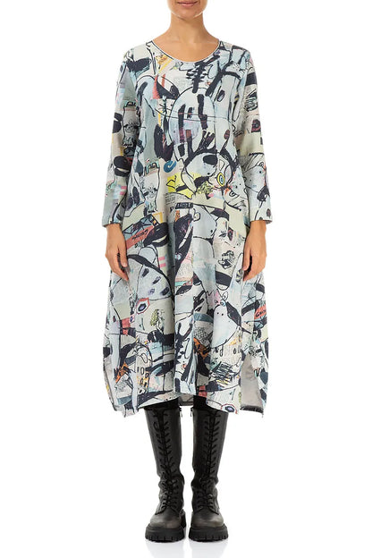 Artful Elements Cotton Midi Dress 1