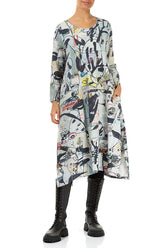 Artful Elements Cotton Midi Dress 4