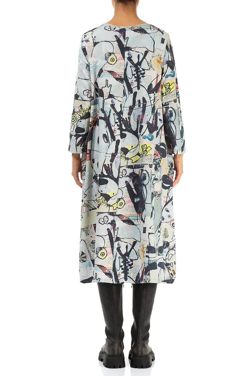 Artful Elements Cotton Midi Dress 2