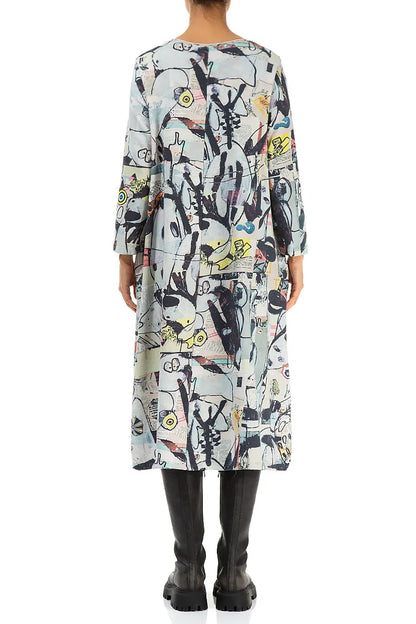 Artful Elements Cotton Midi Dress 2