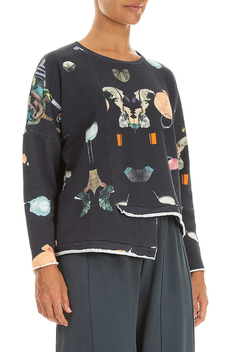 Asymmetric Fairy-Tale Cotton Blouse
