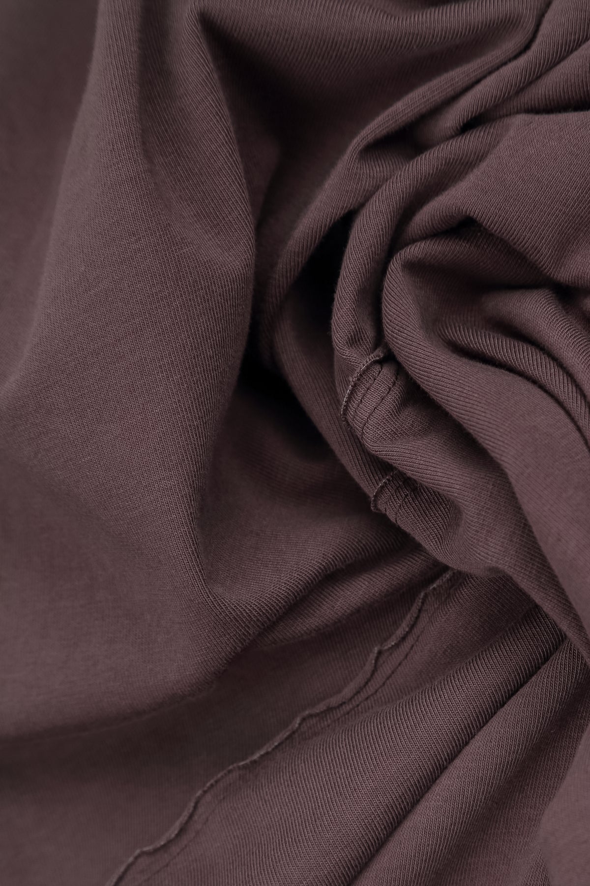 Asymmetrisches ausgestelltes Trüffelbraunes Baumwollkleid