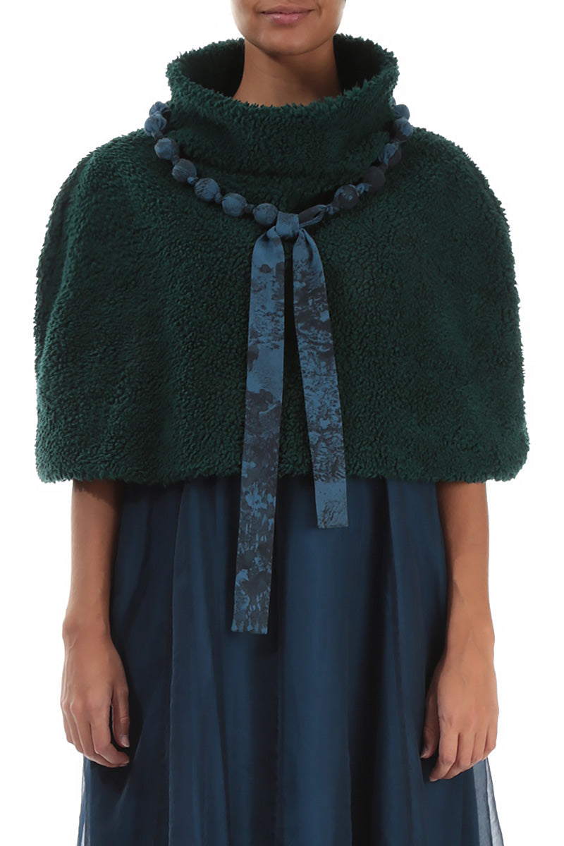 Azure Alabaster Silk Cotton Bead Necklace 1