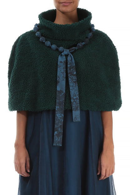 Azure Alabaster Silk Cotton Bead Necklace 1