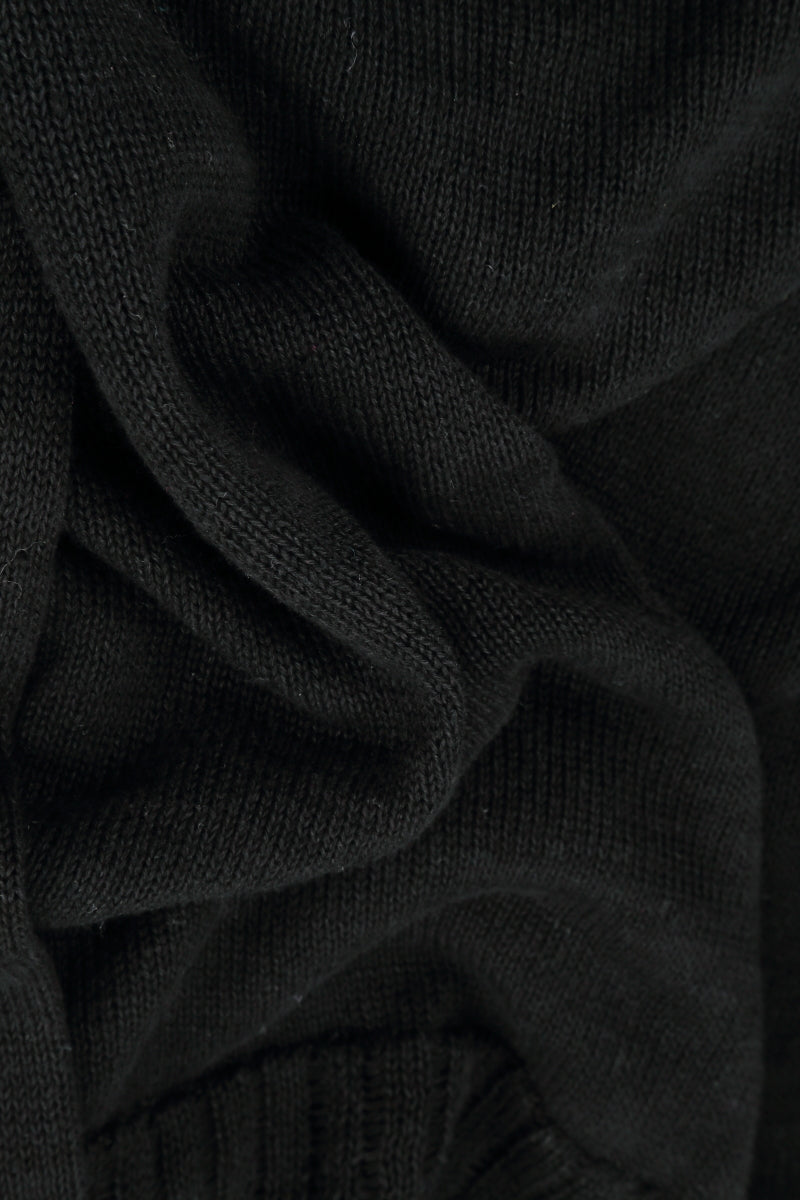 Boxy Black Linen Cardigan 5