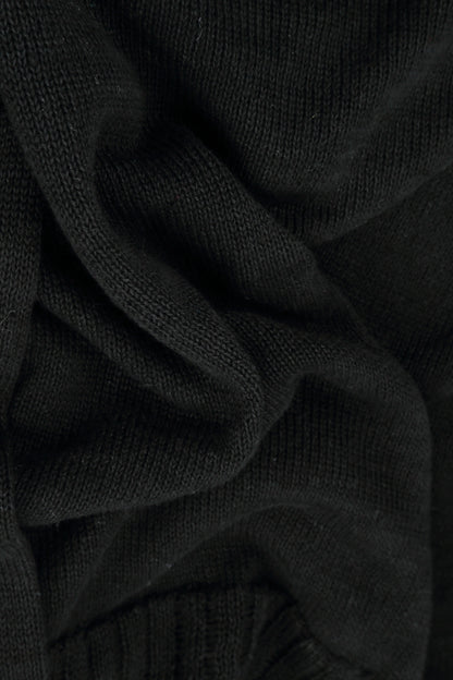 Boxy Black Linen Cardigan 5