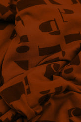 Balloon Aged Copper Letters Cotton Dress 5