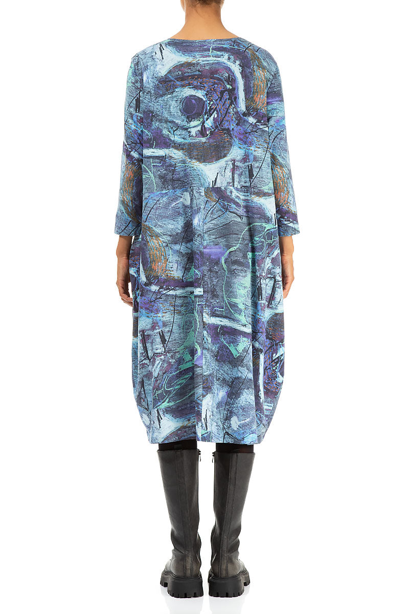 Balloon Blue Reverie Cotton Dress 3